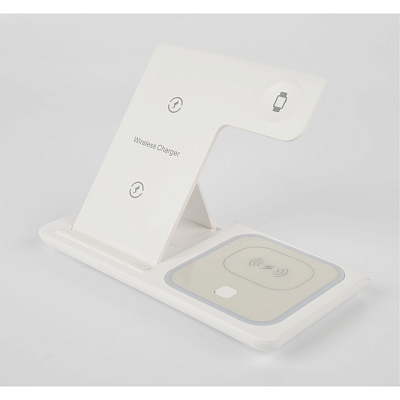 Беспроводное ЗУ Perfeo 3в1 Складной, черный