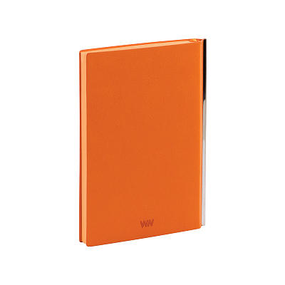 Ежедневник недатированный "Аскона", формат А5, гибкая обложка, оранжевый