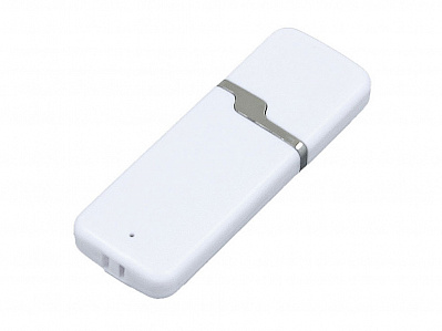 USB 2.0- флешка на 8 Гб с оригинальным колпачком (Белый)