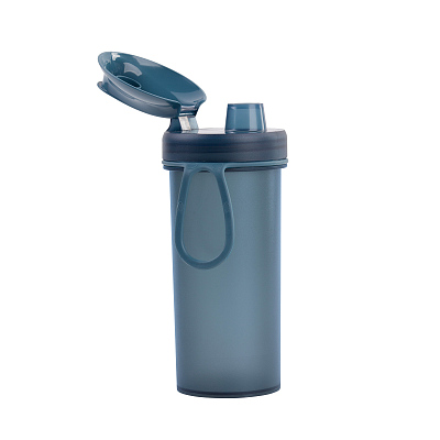 Бутылка для воды "Drinkme" 350 мл, синий с голубым