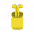 Наушники беспроводные с зарядным боксом TWS AIR SOFT, цвет желтый  - Фото 1