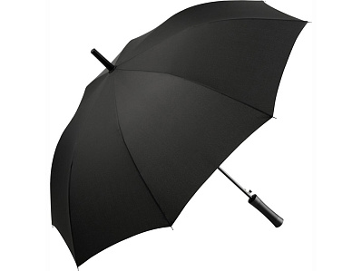 Зонт-трость Resist с повышенной стойкостью к порывам ветра (Черный)