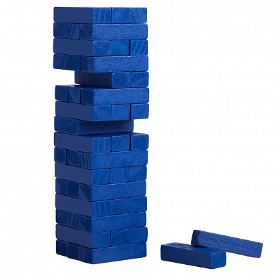 Игра «Деревянная башня мини», синяя (Синий)