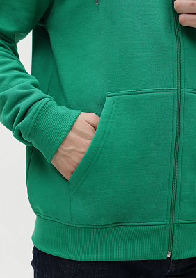 Толстовка мужская STAN с капюшоном на молнии футер с начёсом 280, 17