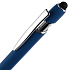 Ручка шариковая Pointer Soft Touch со стилусом, темно-синяя - Фото 4