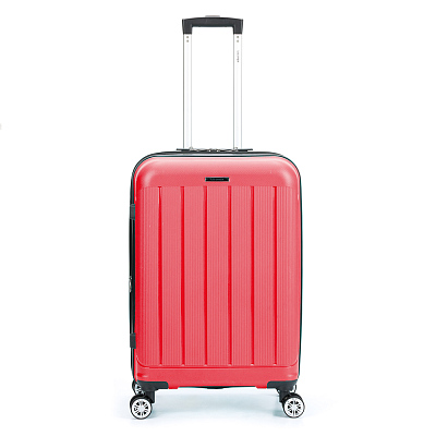 Чемодан TORBER В Отпуск, ярко-розовый, полипропилен, 65,5 х 43,5 х 26 см, 62 л