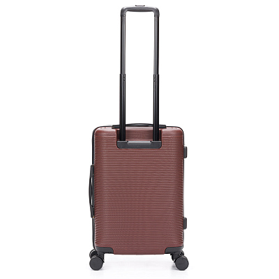 Чемодан TORBER Onego, бордовый, ABS-пластик, 59,5 х 39,5 х 24 см, 46 л