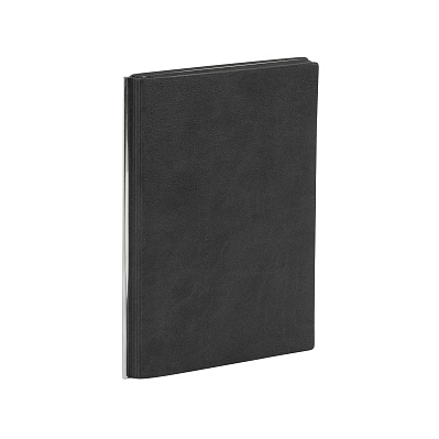 Ежедневник недатированный "Аскона", формат А5, гибкая обложка  (Черный)