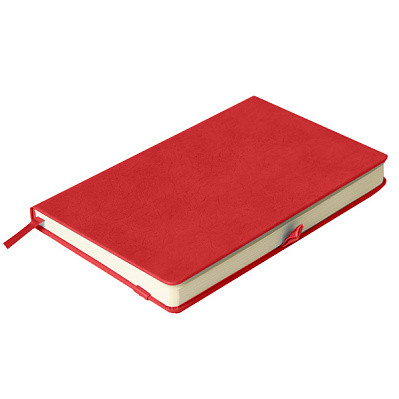 Ежедневник недатированный Starry , формат А5, в клетку (Красный)
