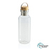 Бутылка для воды из rPET GRS с крышкой из бамбука FSC, 680 мл - Фото 1