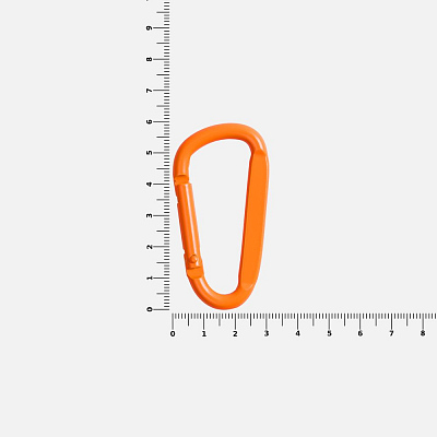 Карабин Raby, оранжевый неон