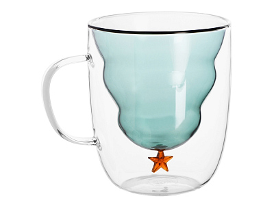 Кружка с двойными стенками с елочкой внутри Winter Wonderland