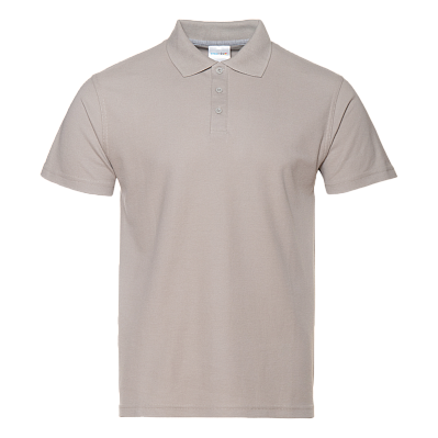 Рубашка поло мужская STAN хлопок/полиэстер 185, 104 (Светло-серый)