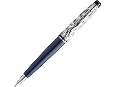 Ручка шариковая Expert Deluxe (Синий, серебристый)