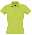 Рубашка поло женская People 210, зеленое яблоко - Фото 1