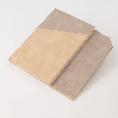 Ежедневник B2Book Magnetic Medio Diagonal 1/2, бежевый