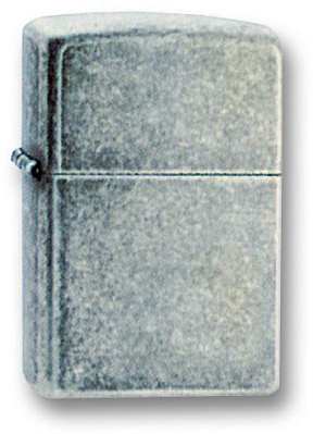 Зажигалка ZIPPO Classic с покрытием ™Plate, латунь/сталь, серебристая, матовая, 38x13x57 мм (Серебристый)