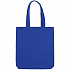 Холщовая сумка «Вот табурет», ярко-синяя - Фото 3