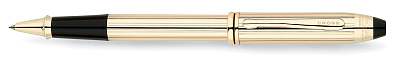 Ручка-роллер Selectip Cross Townsend. Цвет - золотистый.