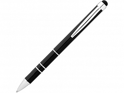 Ручка-стилус шариковая Charleston (Черный/серебристый)
