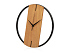 Деревянные часы с металлическим ободом Time Wheel - Фото 1