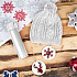 Подарочный набор WINTER TALE: шапка, термос, новогодние украшения, белый - Фото 1