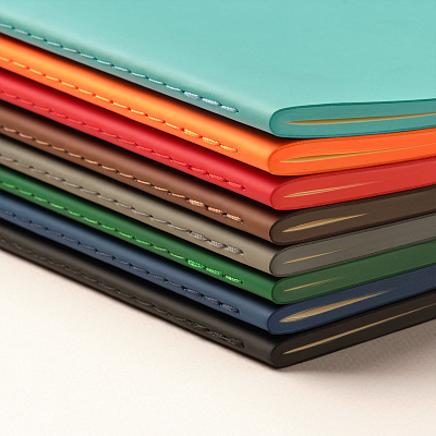 Блокнот Альфа Слим (Alpha slim), лазурный