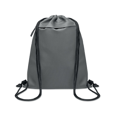 Drawstring bag in 600D RPET (Каменный серый)