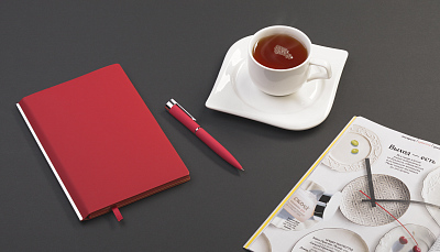 Блокнот "Маджента", формат А5, красный