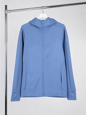 Куртка с капюшоном унисекс Begi, серая (Синий)