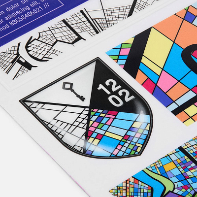 Наклейки UV-DTF Sticker Pack на заказ, L