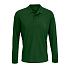 Рубашка поло с длинным рукавом Prime LSL, темно-зеленая - Фото 1