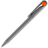 Ручка шариковая Prodir DS1 TMM Dot, серая с оранжевым - Фото 2