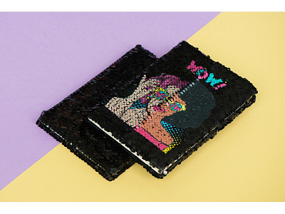 Блокнот с пайетками Fashion