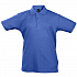 Рубашка поло детская Summer II Kids 170, ярко-синяя - Фото 1
