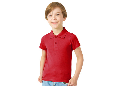 Рубашка поло First детская (Красный)
