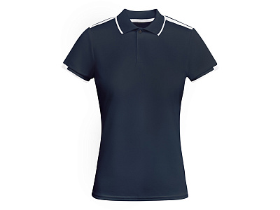 Рубашка-поло Tamil женская (Синий нэйви/белый)