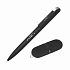 Набор ручка + флеш-карта 16 Гб в футляре, покрытие soft grip, черный - Фото 2