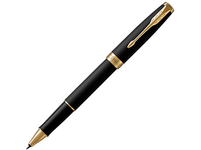 Ручка роллер Parker Sonnet (Черный, золотистый)