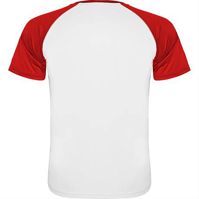 Спортивная футболка INDIANAPOLIS мужская, БЕЛЫЙ/КРАСНЫЙ 3XL