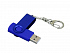 USB 2.0- флешка промо на 16 Гб с поворотным механизмом и однотонным металлическим клипом - Фото 3