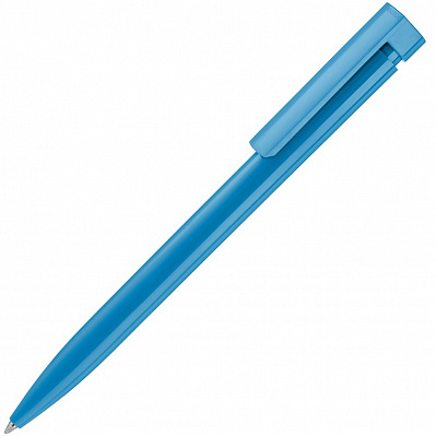 Ручка шариковая Liberty Polished, голубая (Голубой)