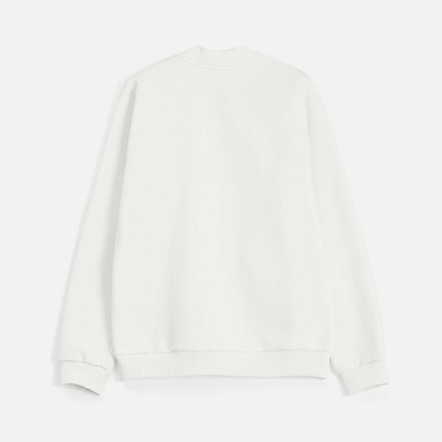 Бомбер унисекс Estado, молочно-белый