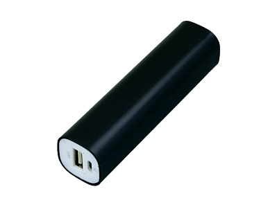Внешний аккумулятор Digi прямоугольной формы, 2600 mAh (Черный)
