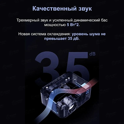 Портативный проектор Wanbo Projector X2 Max, темно-синий