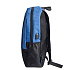 Рюкзак PULL, синий/чёрный, 45 x 28 x 11 см, 100% полиэстер 300D+600D - Фото 2