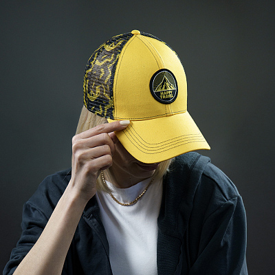 Образец бейсболка CUSTOM MERCH, 6 клиньев, пластиковая застёжка