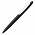 Ручка шариковая Prodir DS5 TRR-P Soft Touch, черная с белым - Фото 1