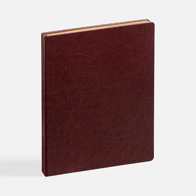 Ежедневник Grand Nebraska на заказ, недатированный, бордовый