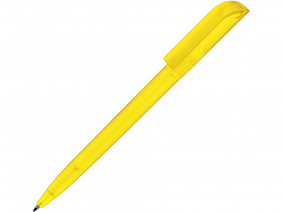 Ручка пластиковая шариковая Миллениум фрост (Желтый)